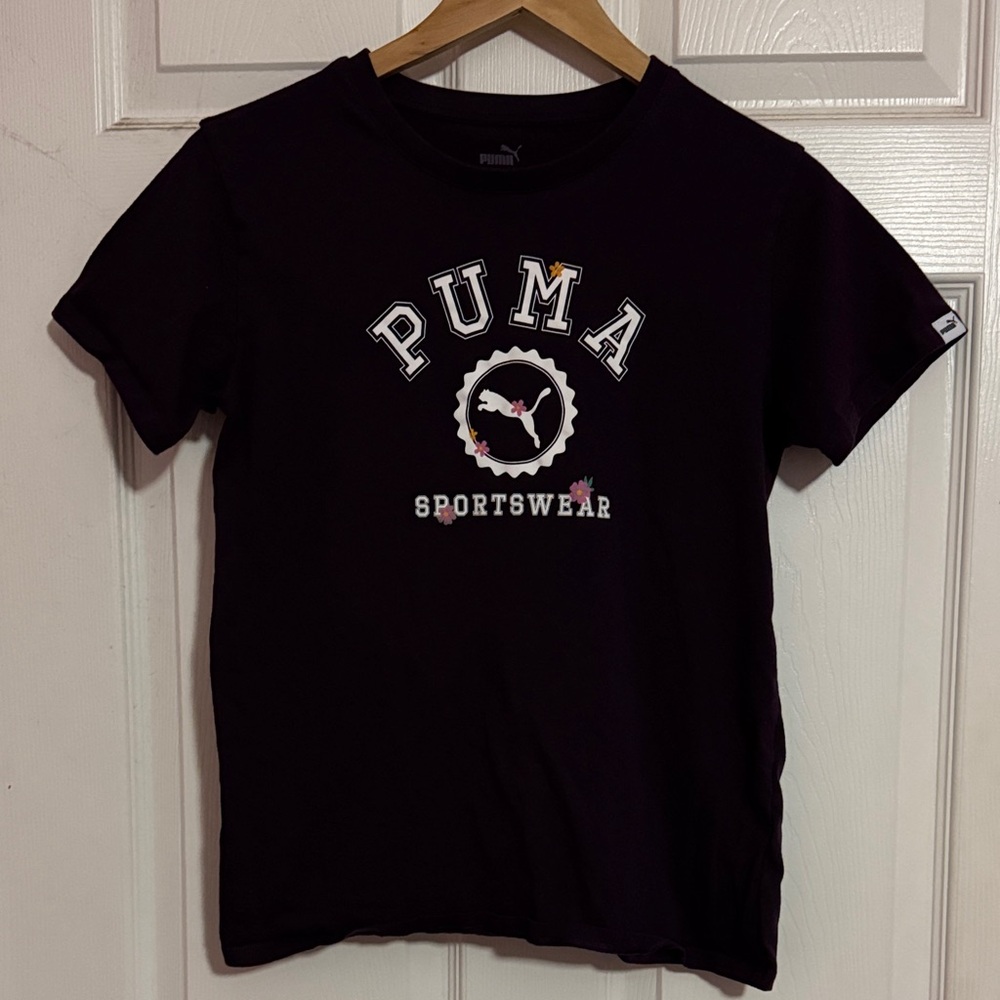 Puma Navy Graphic Tee